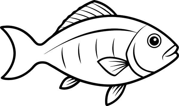 Black Fish moving right dirction