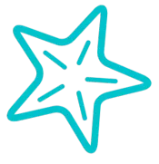 Glowing star used as an animated graphic