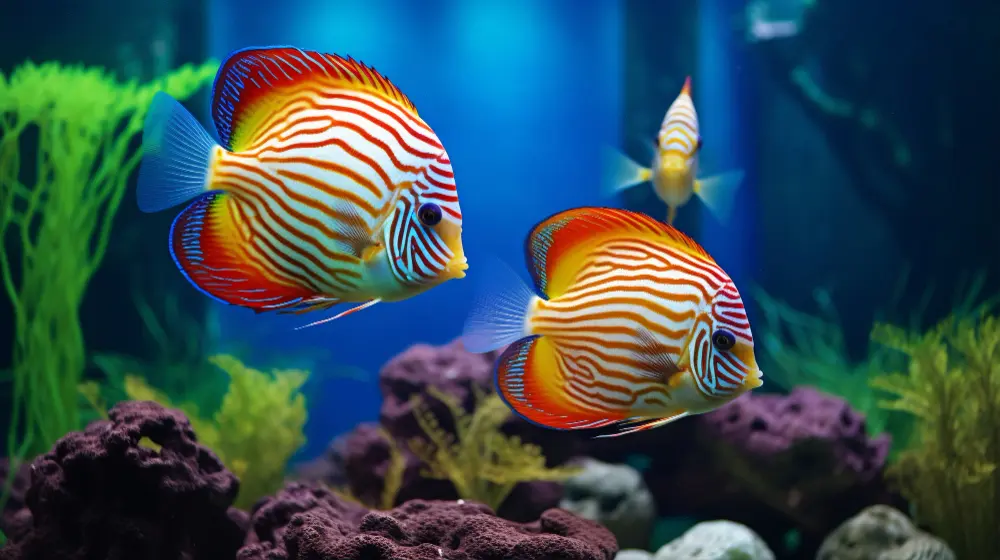 Two tropical fish species seen while snorkeling in Islamorada
